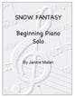 Snow Fantasy piano sheet music cover